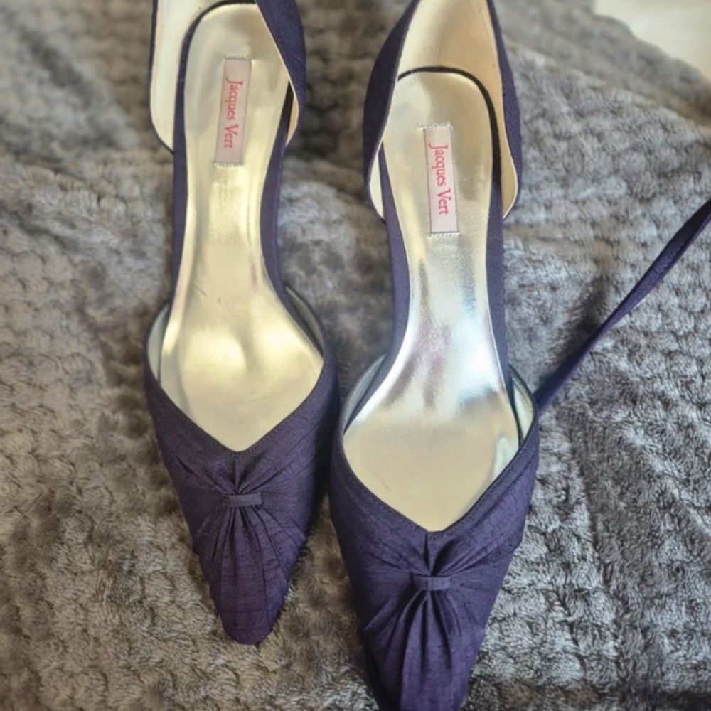 Jacques Vert Elegant Purple Women's Heels